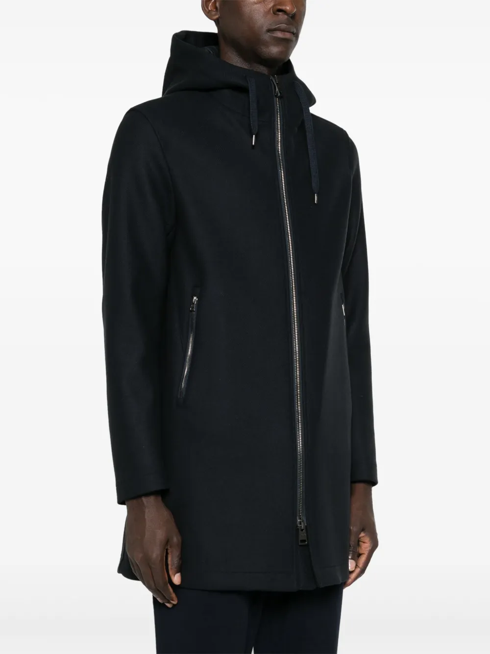 Herno Jas met capuchon Blauw