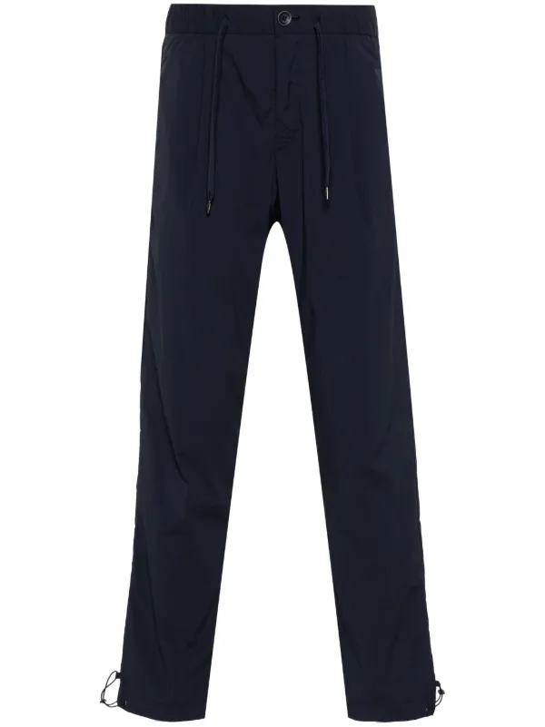 HERNO ロゴ リンクルド エフェクト ドローストリング パンツ HERNO ロゴ リンクルド エフェクト ドローストリング パンツ