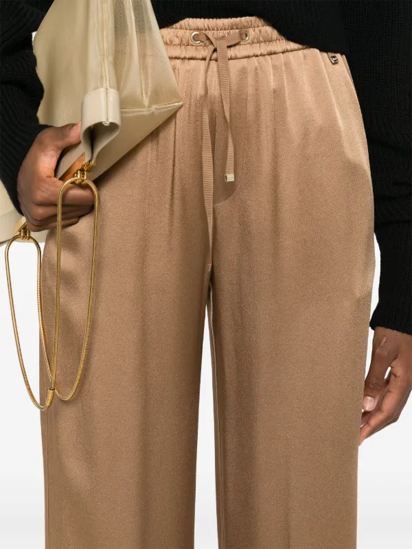 【送料込】HERNO フランネル フィーリング パンツ Herno クレープパンツ | ブラウン | FARFETCH JP