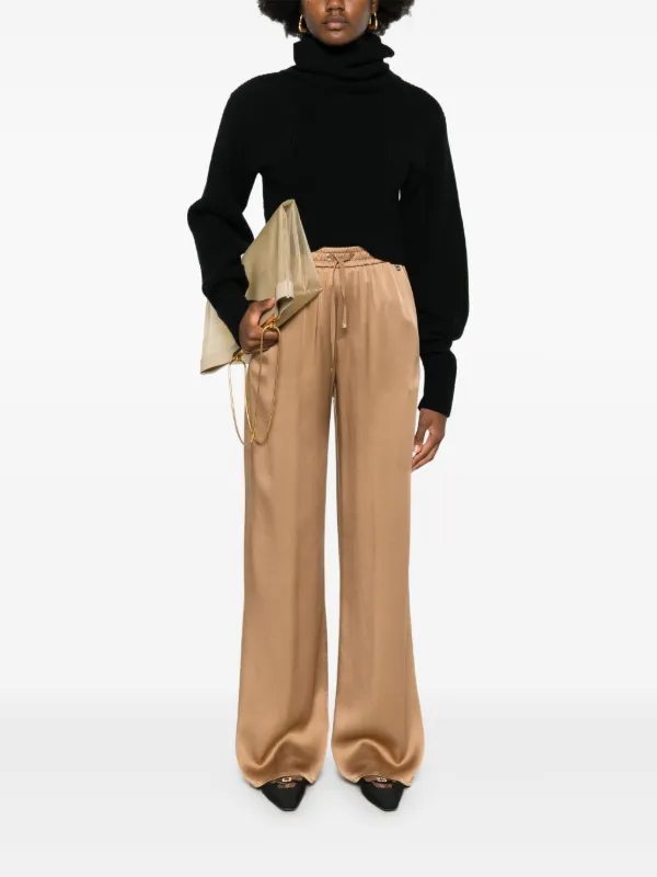 【送料込】HERNO フランネル フィーリング パンツ Herno ドローストリング パンツ | ブラック | FARFETCH JP