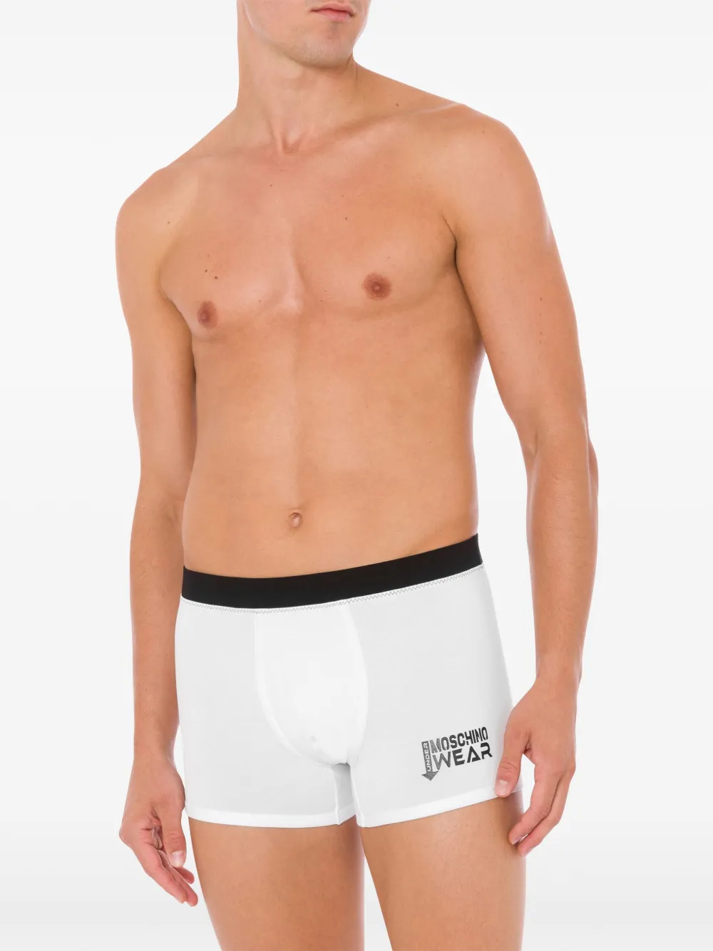 Moschino Boxershorts met logoprint Wit
