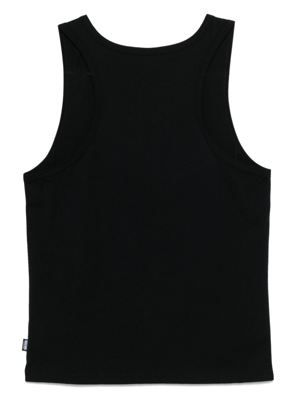 Moschino Tanktop met logo-applicatie - Zwart