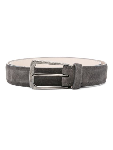 Brunello Cucinelli suede buckle belt Women