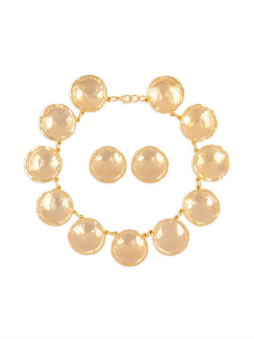 Lot collier-boucles d'oreilles Rediscovered (1980) - Susan Caplan Vintage - Modalova