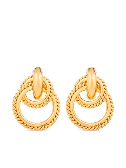 Givenchy Pre-Owned 1980s clip-on hoop earrings
