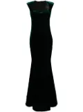 CRISTALLINI Monaco velvet dress - Green