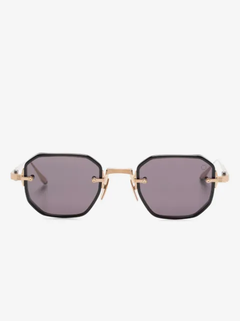 Akoni lunettes de soleil à monture géométrique