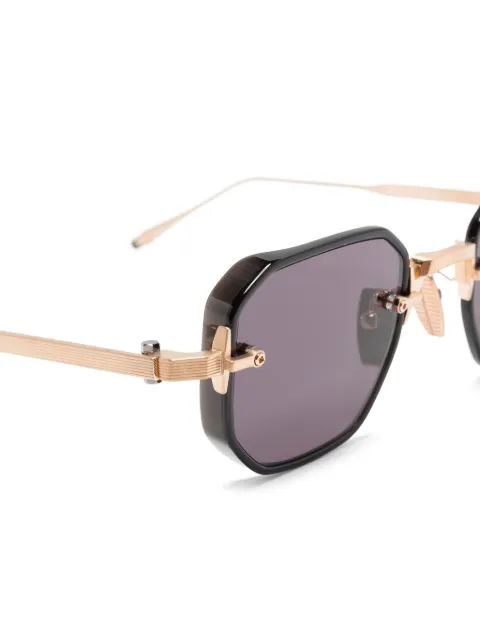 Akoni geometric-frame sunglasses AKS307A - 2