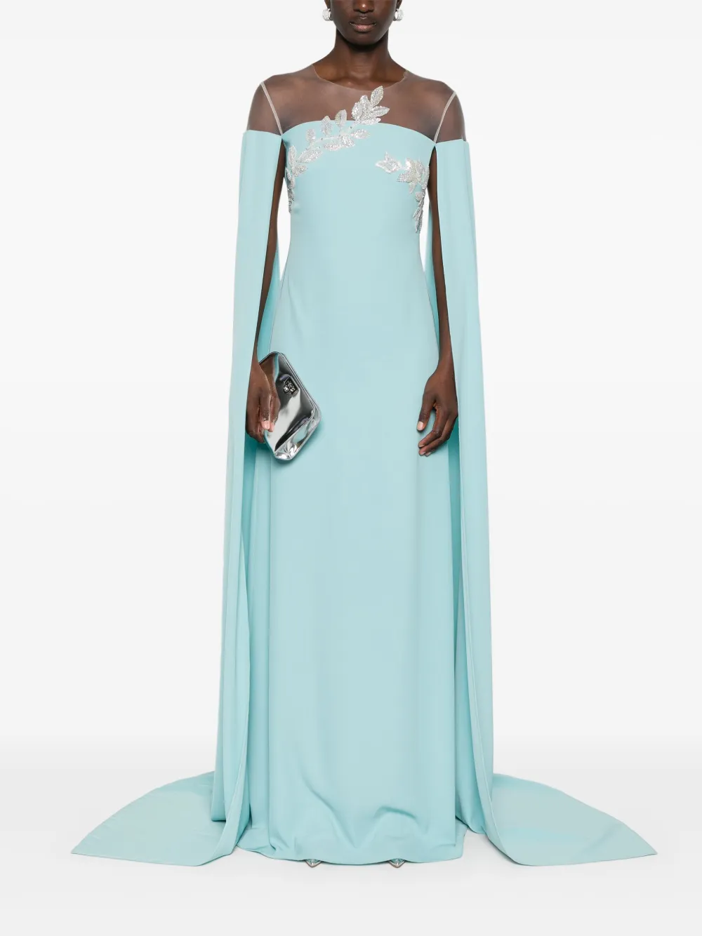 CRISTALLINI Kassandra maxi-jurk - Blauw
