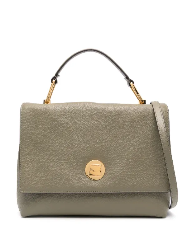 Coccinelle Medium Liya Leather Tote Bag Green FARFETCH AU