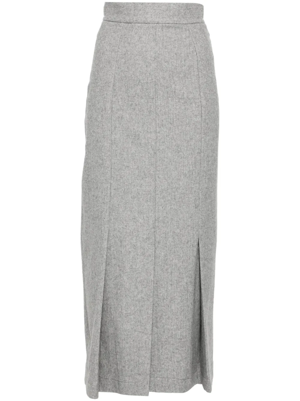 Ermanno Scervino Midi-plooirok Grijs