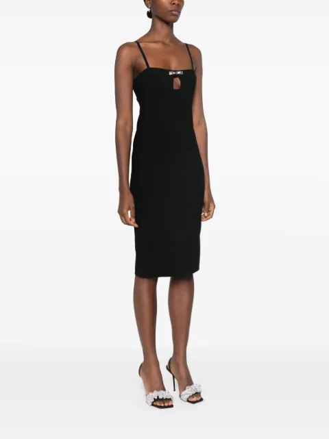 Blumarine bow-embellished midi dress A422A491A - 2