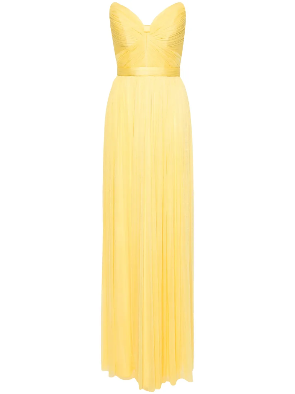 CRISTALLINI Pandora プリーツ シルクドレス - イエロー CRISTALLINI Pandora プリーツ シルクドレス - イエロー
