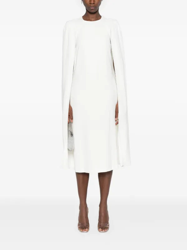 Stella McCartney cape-design Dress | White