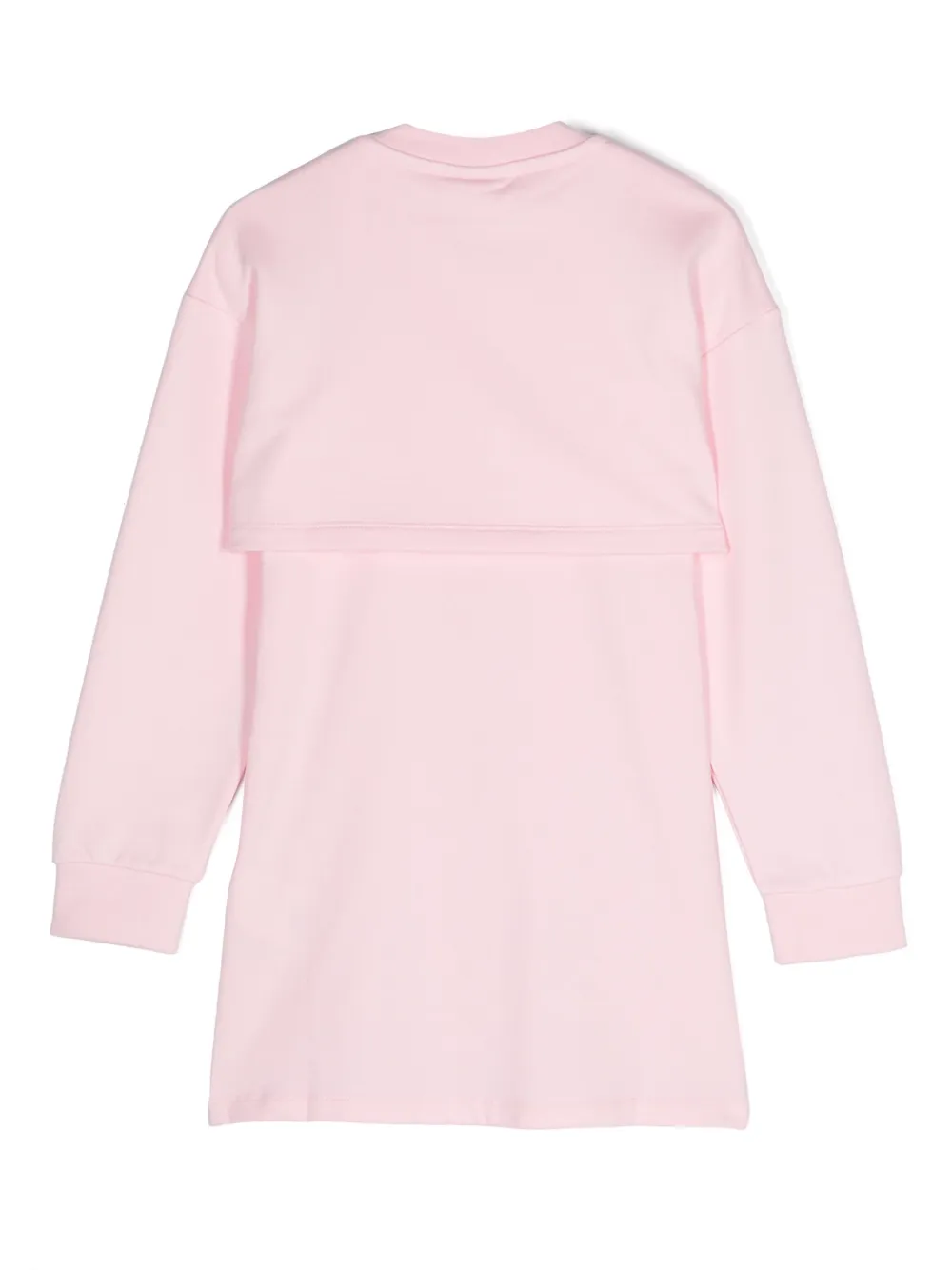 Fendi Kids Gelaagde midi-jurk Roze