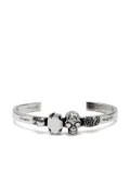 Alexander McQueen skull-embellished bracelet - Silver
