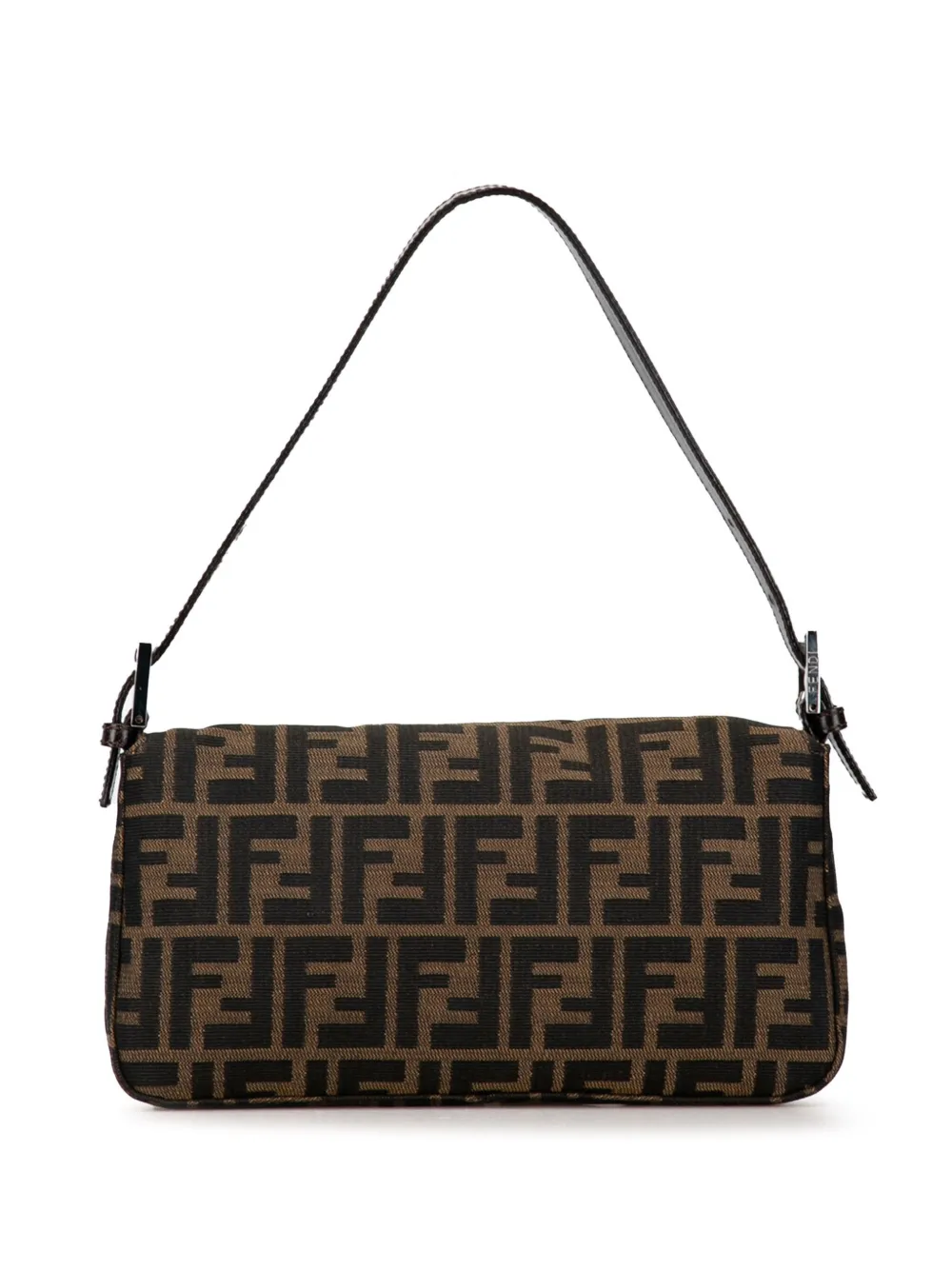 Fendi Pre-Owned 2000-2010 Zucca Canvas uette shoulder bag - Bruin