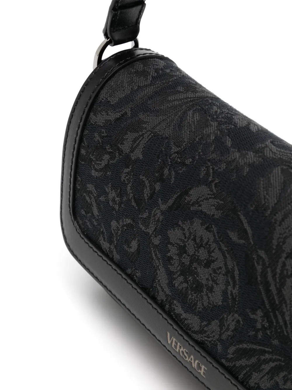Versace Crossbodytas met Barocco-jacquard Zwart