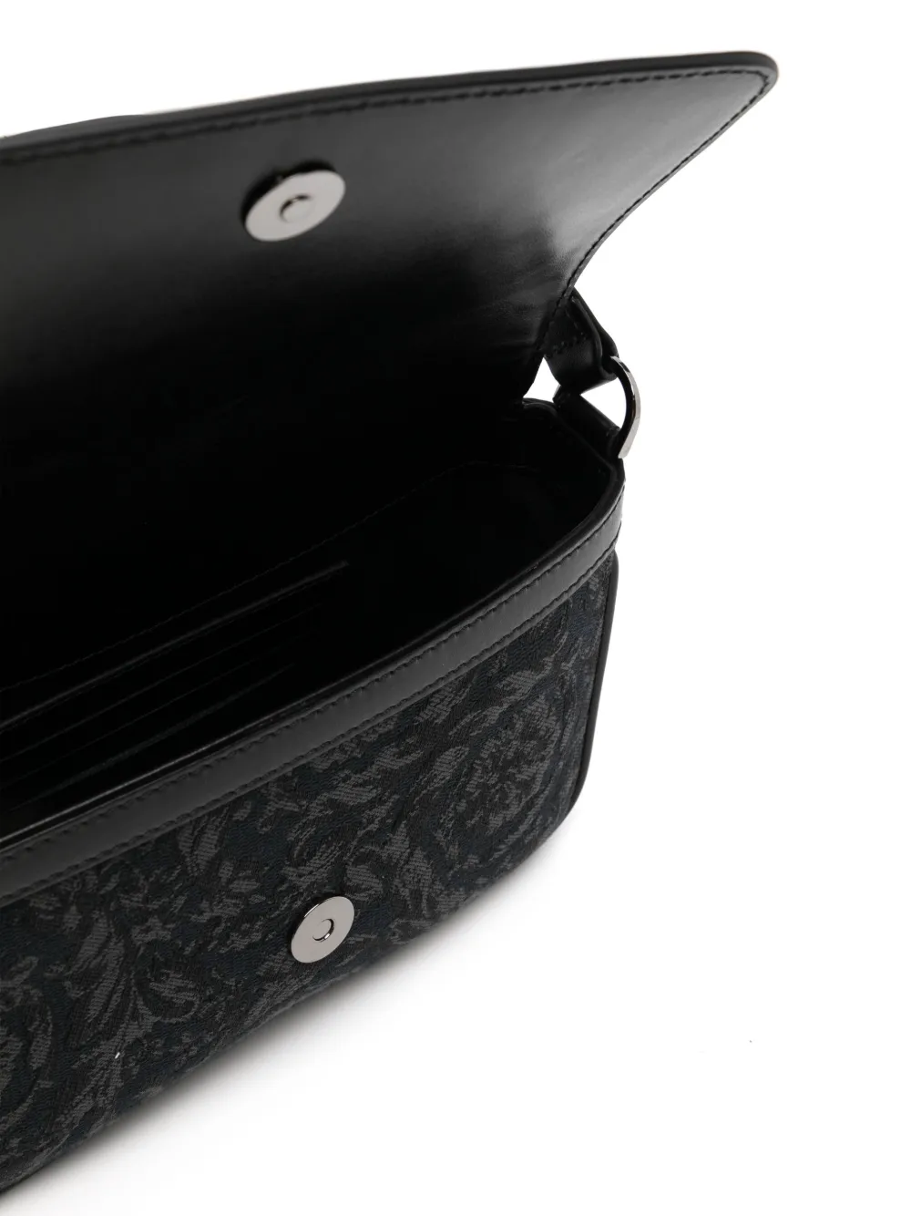 Versace Crossbodytas met Barocco-jacquard Zwart