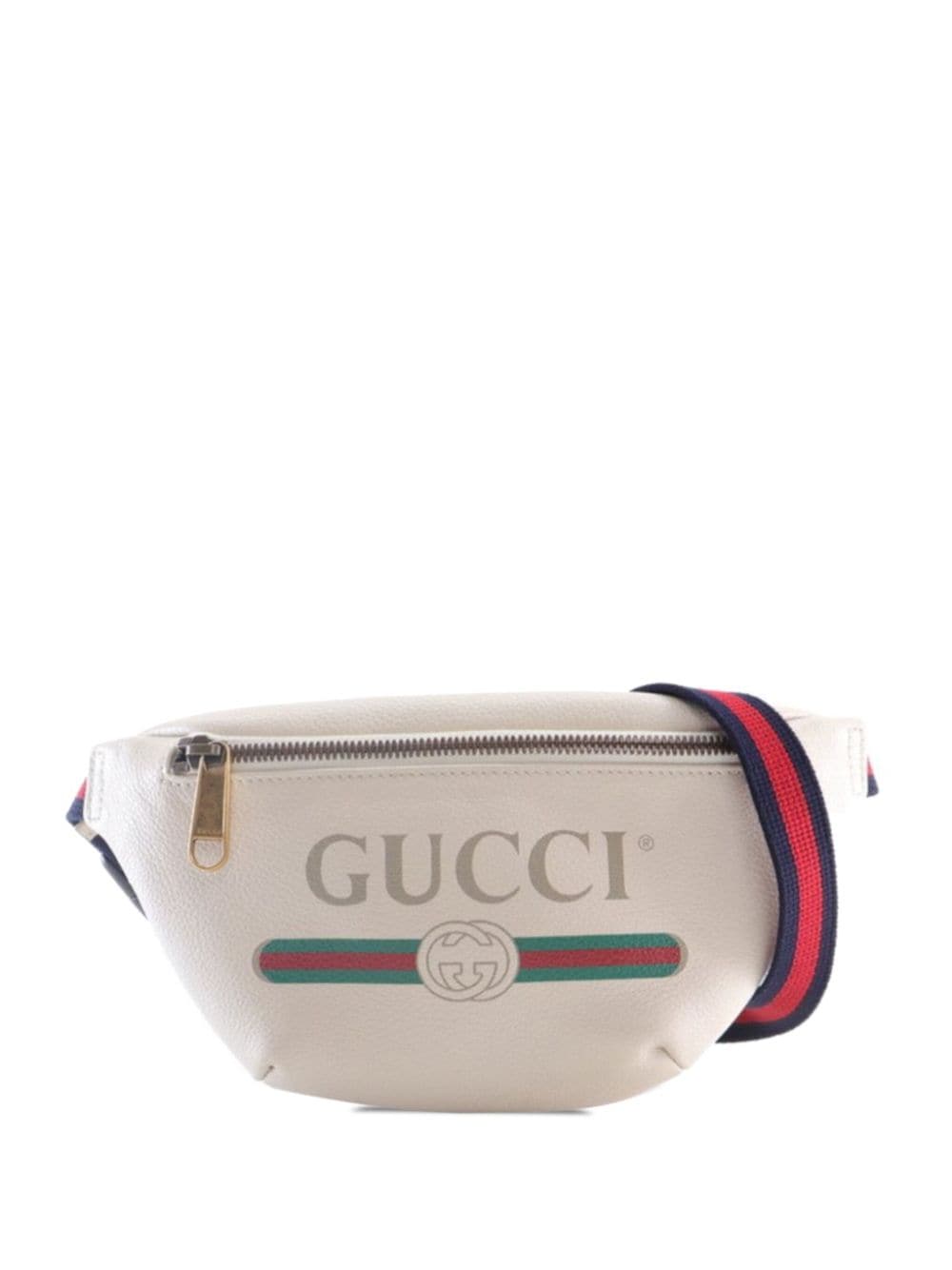 Gucci Pre-Owned 2000-2015 Logo Leather belt bag - Weiß