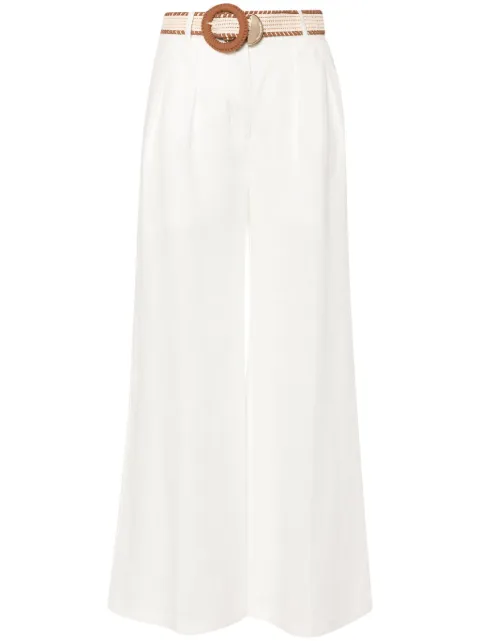 ZIMMERMANN Golden Tuck palazzo pants
