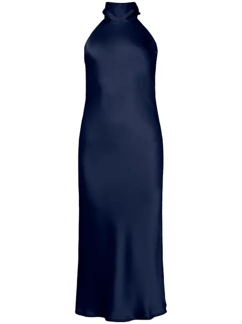 Galvan robe Sienna - Bleu - Galvan - Modalova
