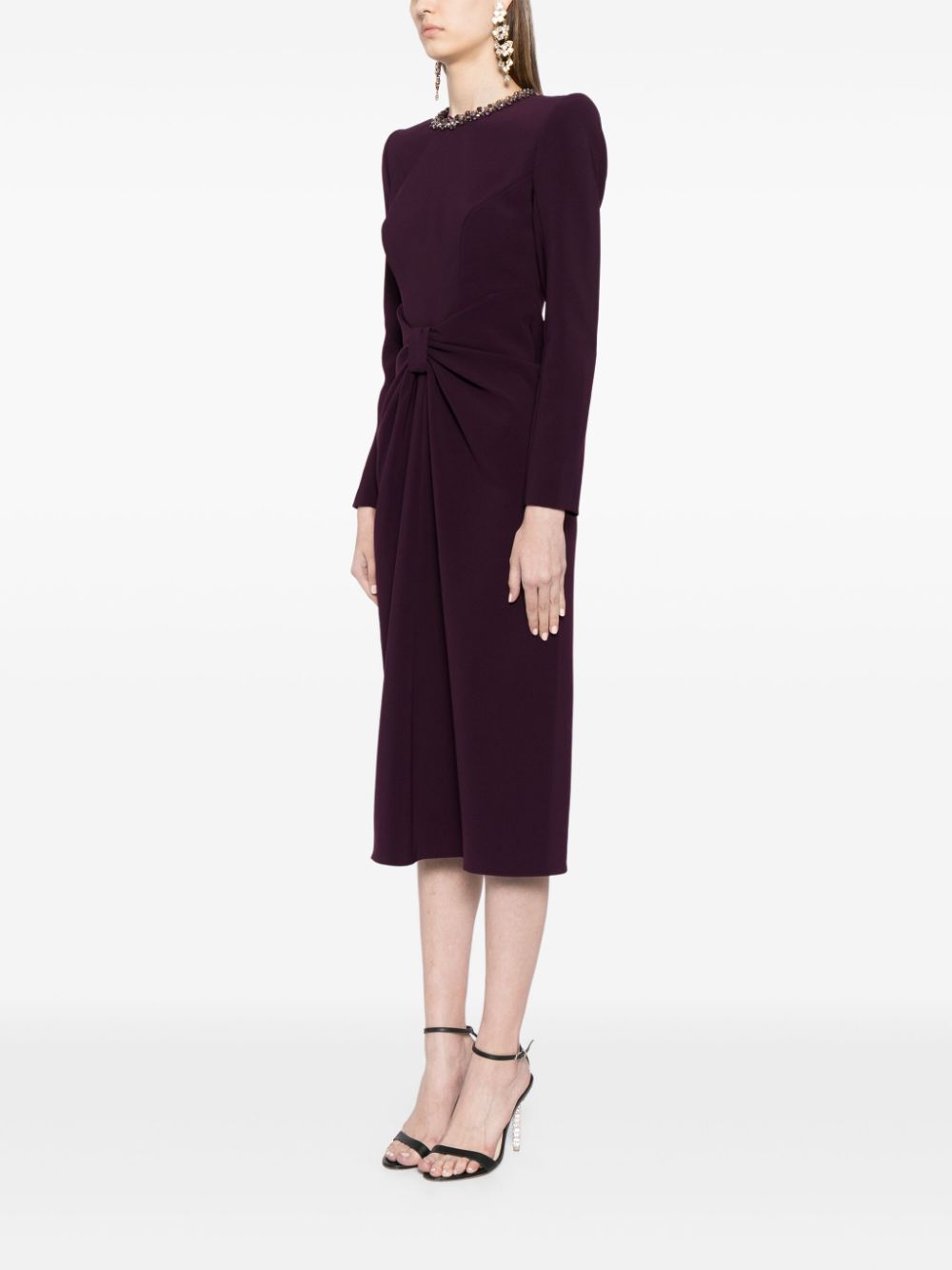 Jenny Packham Sunday gathered midi dress Women