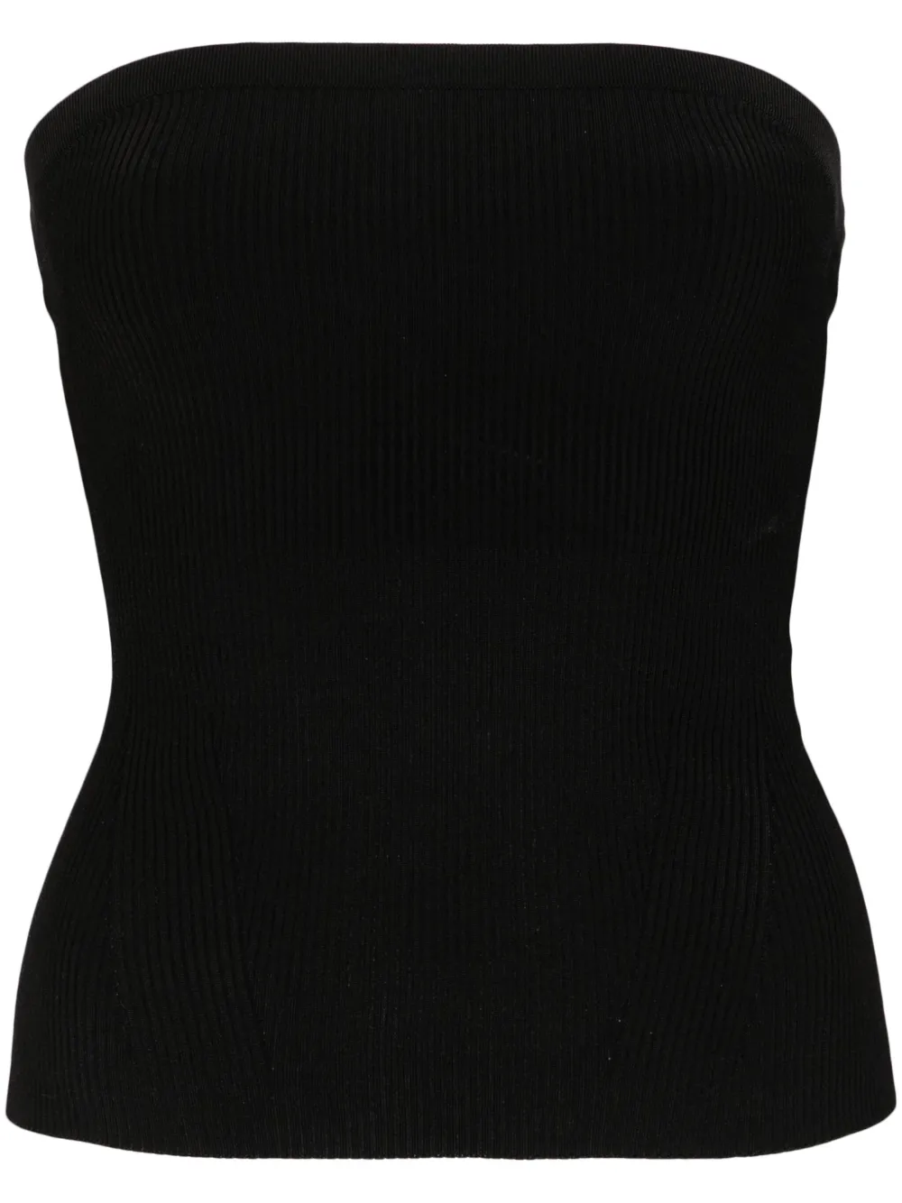 ZIMMERMANN Ribgebreide top Zwart