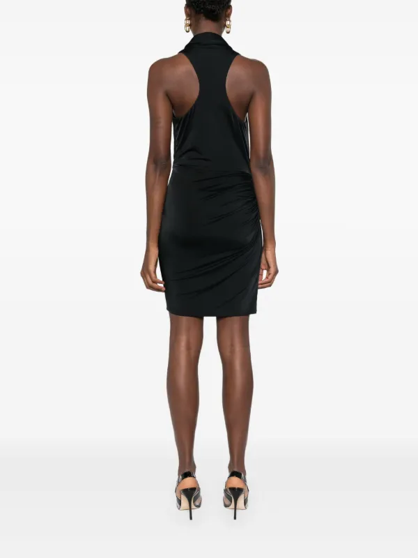 TOM FORD cowl-neck Mini Dress | Black | FARFETCH