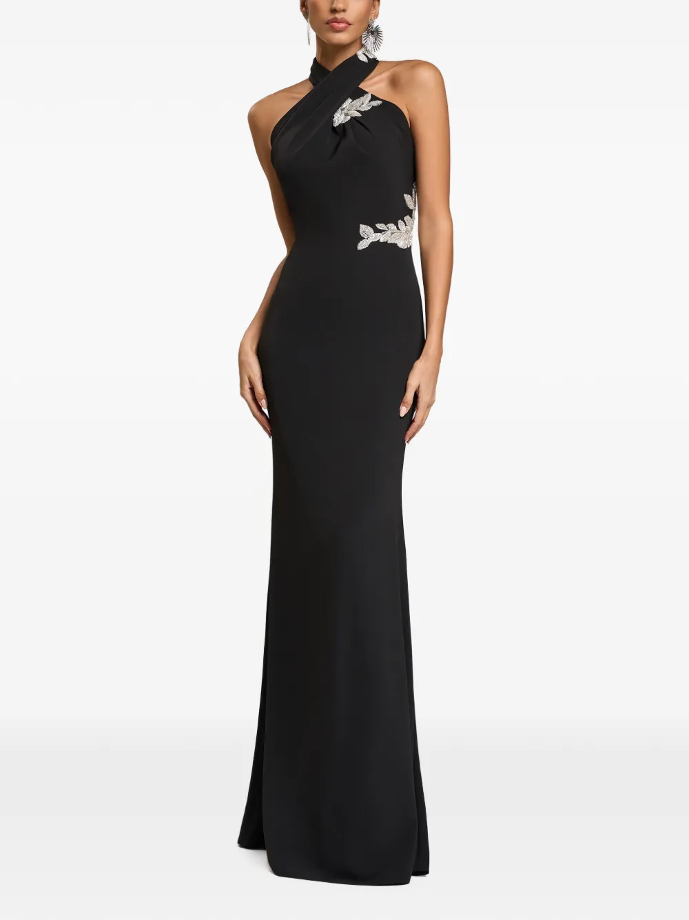 CRISTALLINI Nice sequin-embellished maxi dress