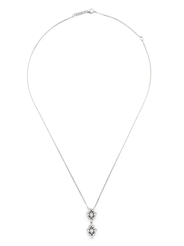 Suzanne Kalan 18kt White Gold Diamonds Necklace in Silver