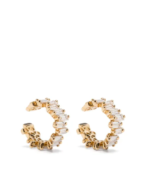 Suzanne Kalan 18kt yellow gold diamond ear cuff