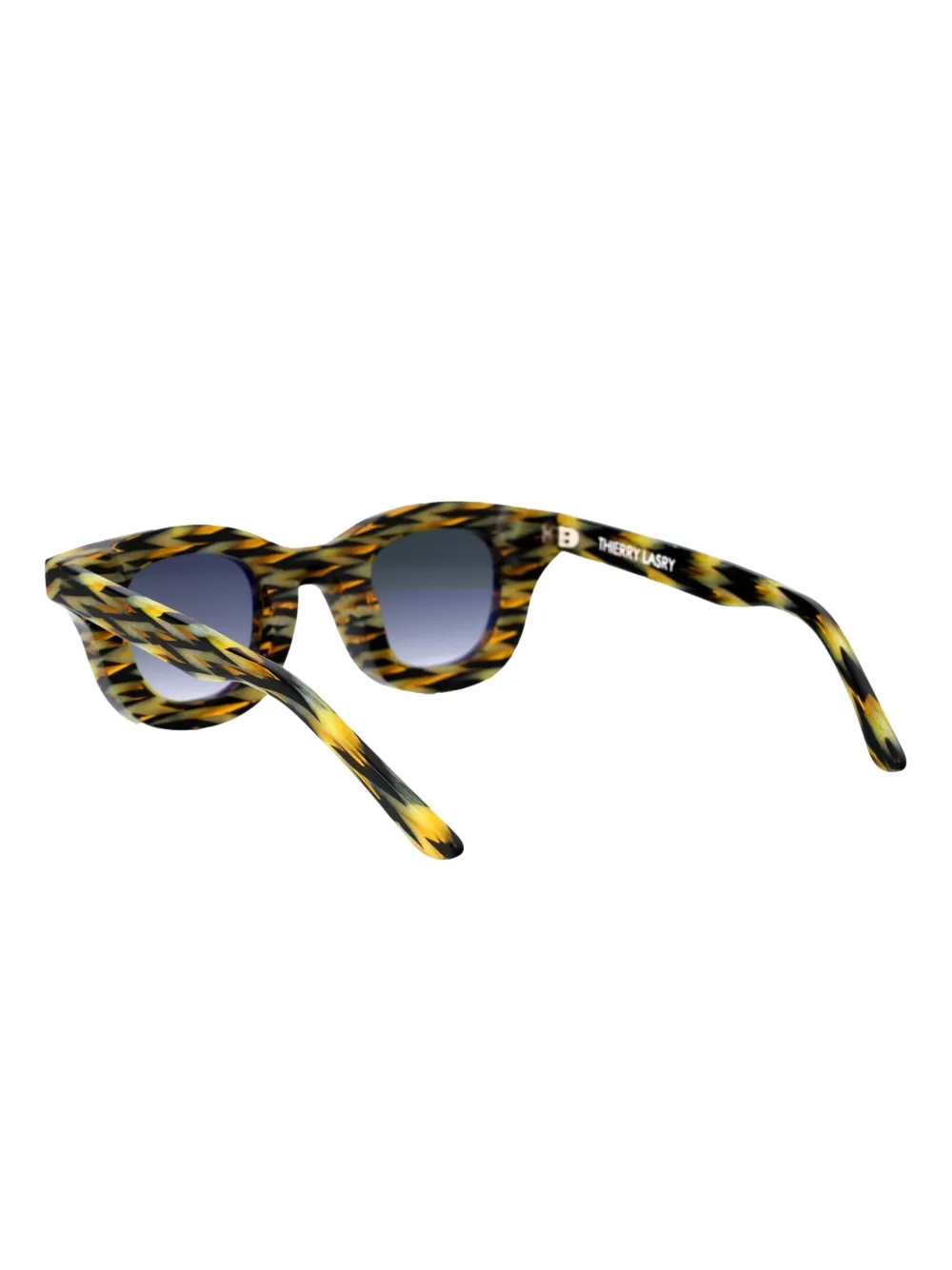 Thierry Lasry Zonnebril met geometrisch montuur Geel