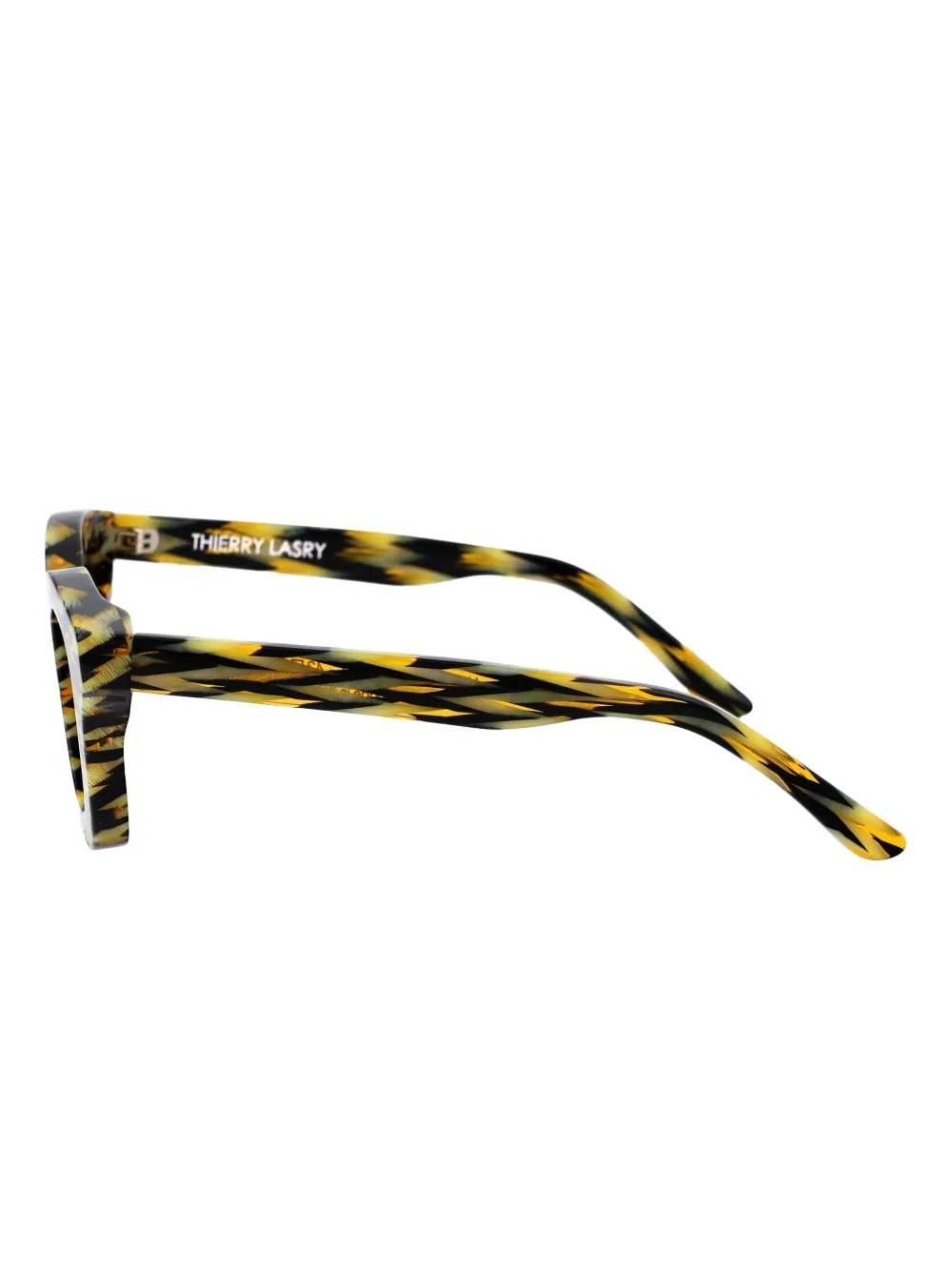Thierry Lasry Zonnebril met geometrisch montuur Geel