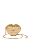 Isla Mini Heart leather mini bag - Gold