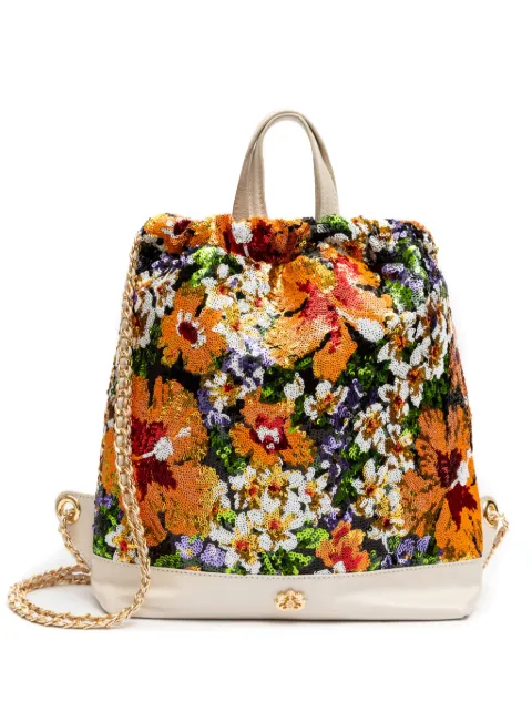 Isla mochila bordada con lentejuelas