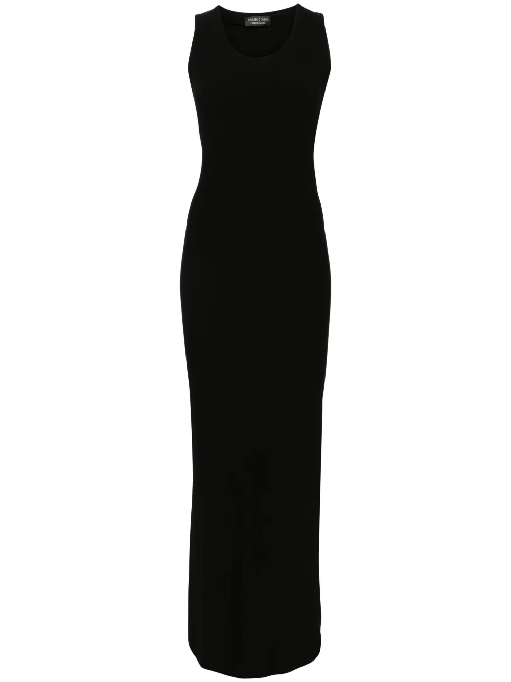 Balenciaga Gedrapeerde maxi-jurk Zwart