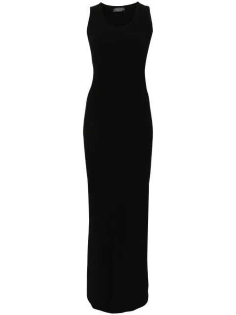 Balenciaga فستان ماكسي بثنيات