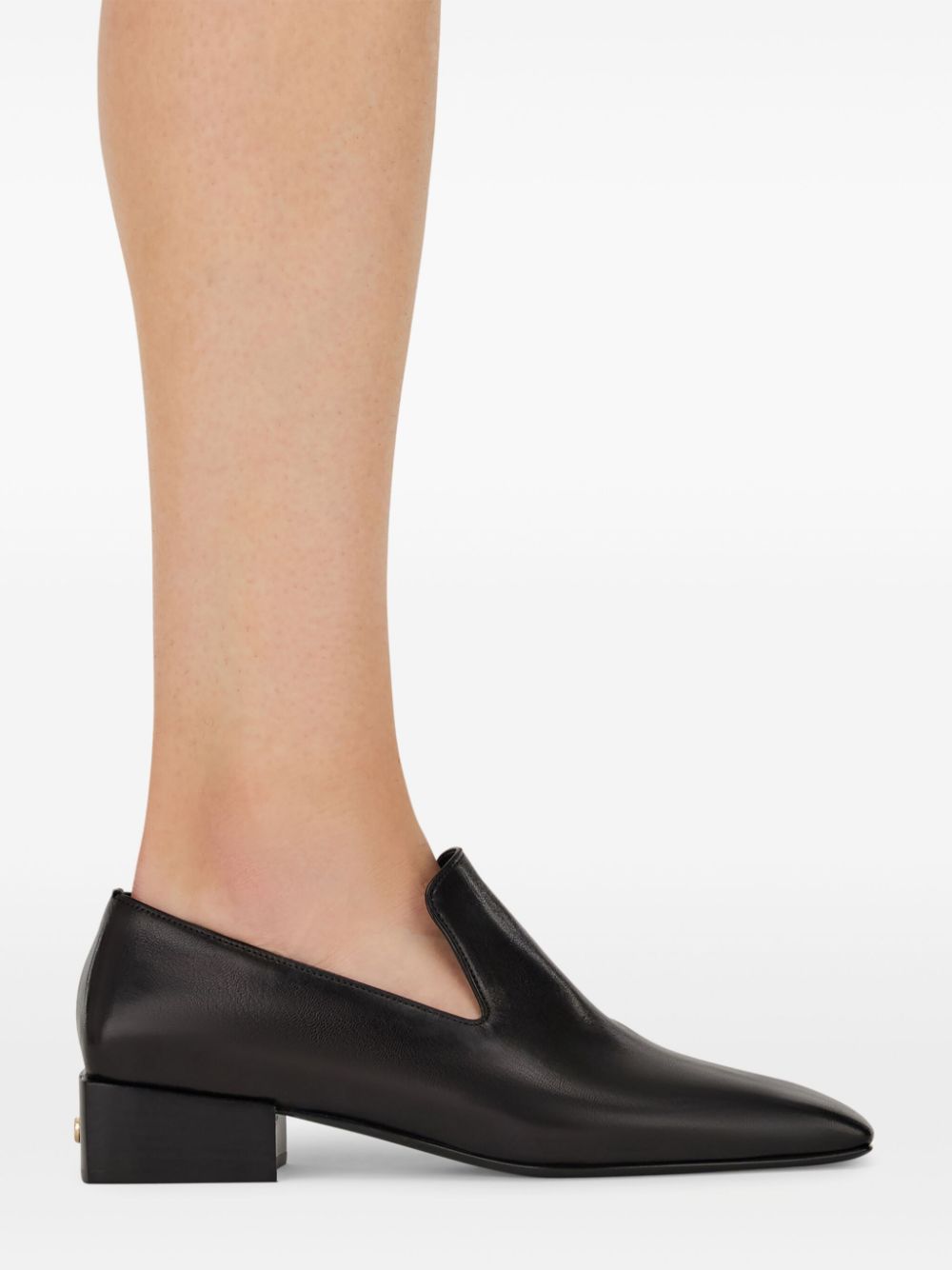 Ferragamo square-toe loafers Black