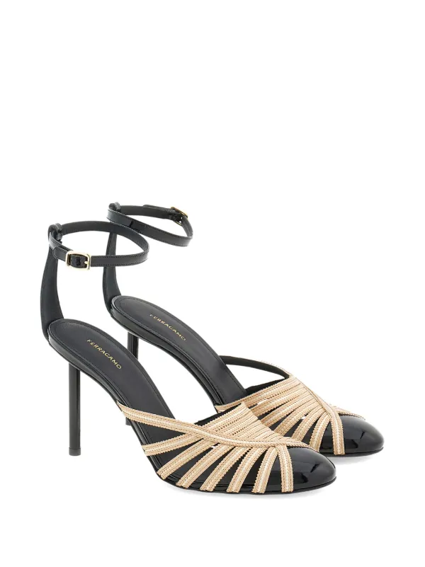 Ferragamo Pumps Con Cinturino 95mm | Multicolore | FARFETCH IT