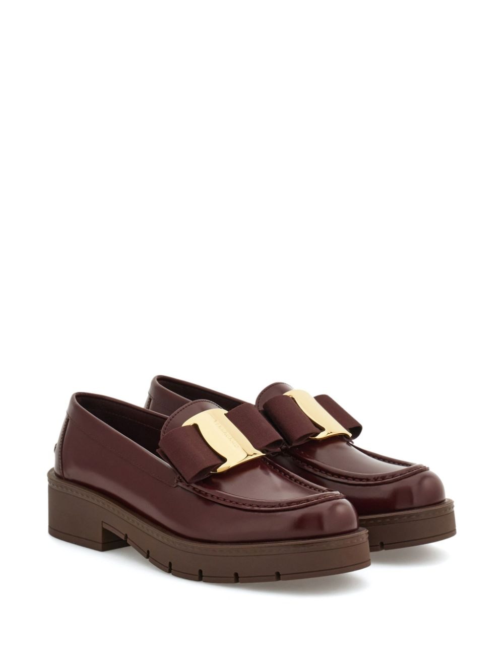 Ferragamo Vara Bow loafers - Rood