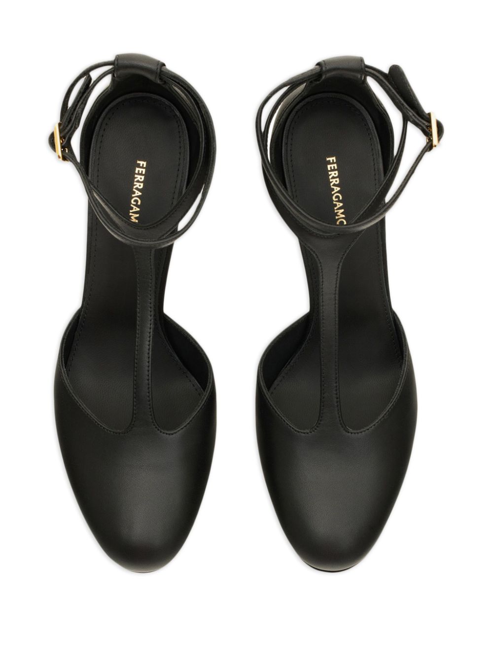 Ferragamo T-Strap pumps Black