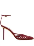 Ferragamo strappy pumps - Red