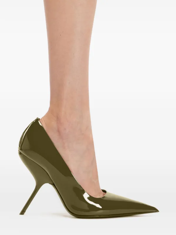 24AW new/FERRAGAMO エヴァレザーパンプス Pumps Green 24AW new/FERRAGAMO エヴァレザーパンプス Pumps Green