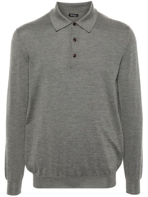 Kiton fine-knit polo shirt