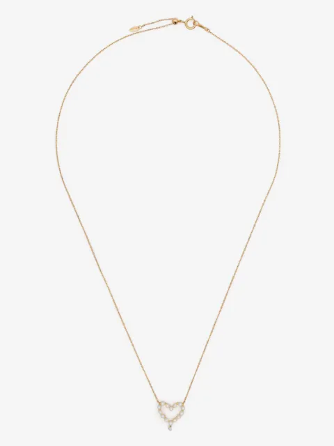 Persée 18kt yellow gold Aphrodite diamond and pearl necklace