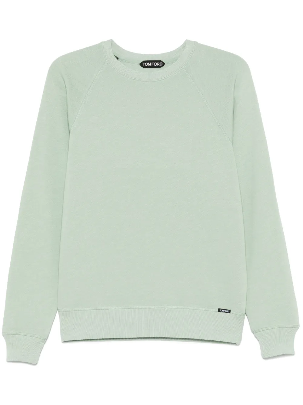 TOM FORD Sweater met logopatch Groen