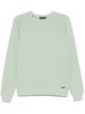 TOM FORD logo-patch sweatshirt - Green