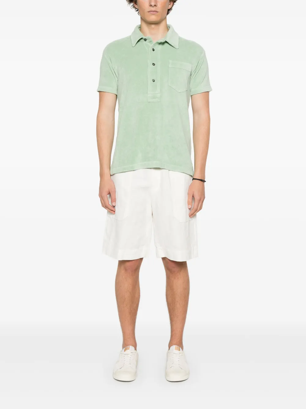 tomford TOM FORD Poloshirt met korte mouwen - Groen