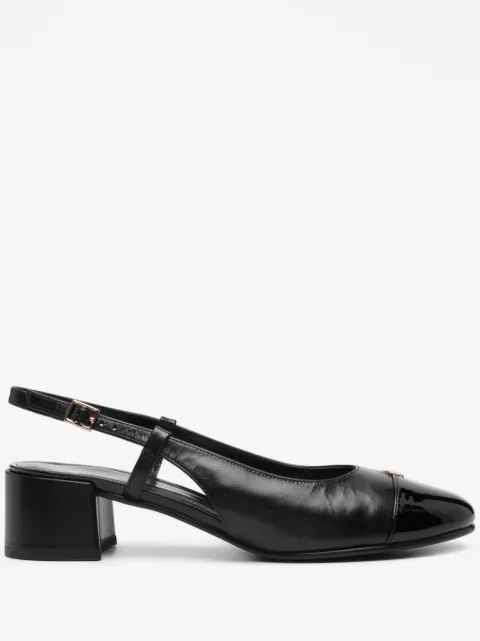 Tory Burch zapatillas con motivo Double T y tacón de 45mm